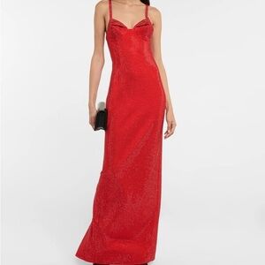 Area Crystal Embellished Gown